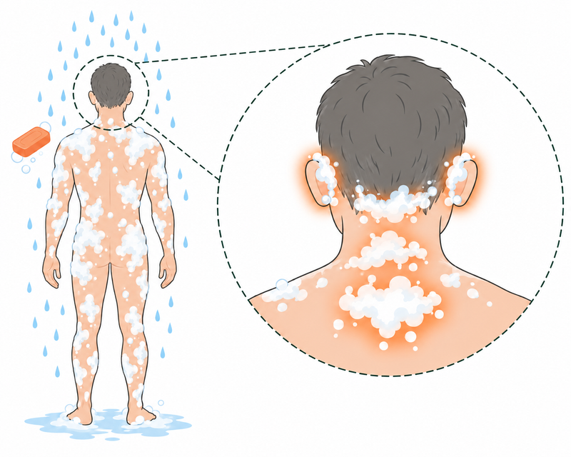 Lather where it counts