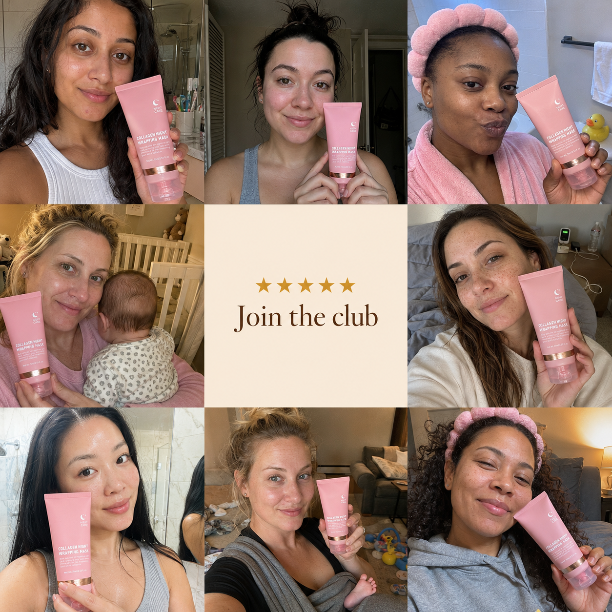 The Mama Glow Collagen Mask