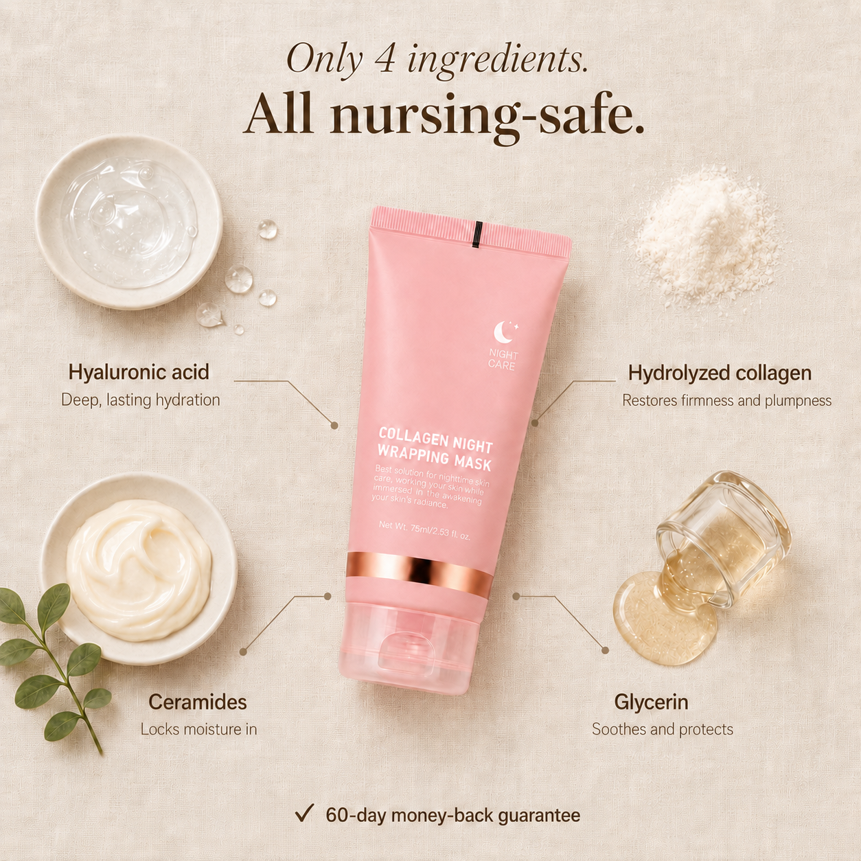 The Mama Glow Collagen Mask